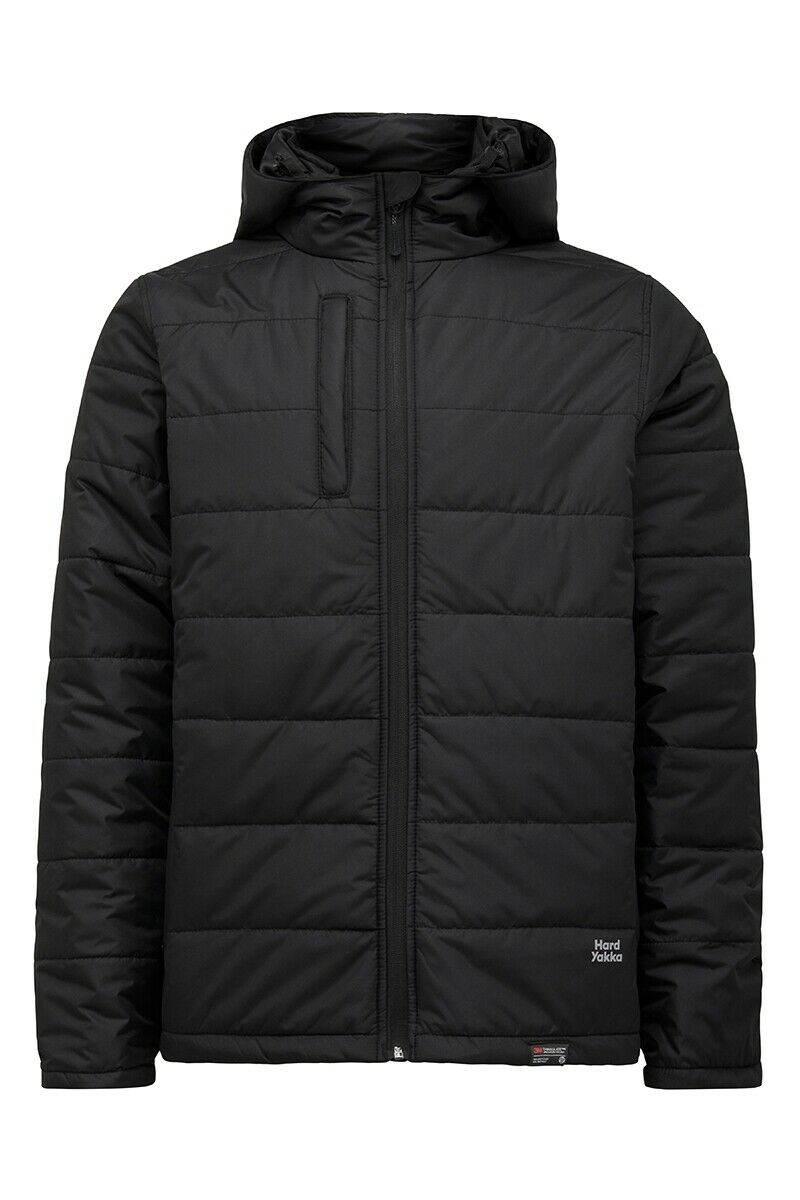 Hard Yakka Mens Puffa 2.0 Jacket Water Repellent Insulated Warm Winter Y06723-Collins Clothing Co