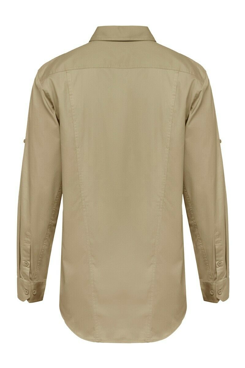 Hard Yakka Mens Core Summer Weight Cool Vented Drill Work Shirt Comfort Y04630-Collins Clothing Co