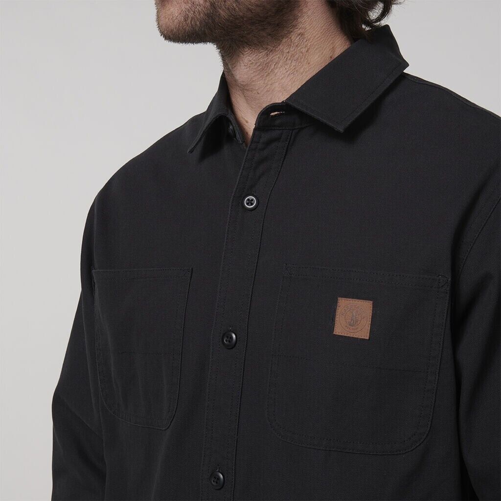 WINTER SALE! Hard Yakka Mens Heritage Soft Pockets Button Canvass Shirt Y07753