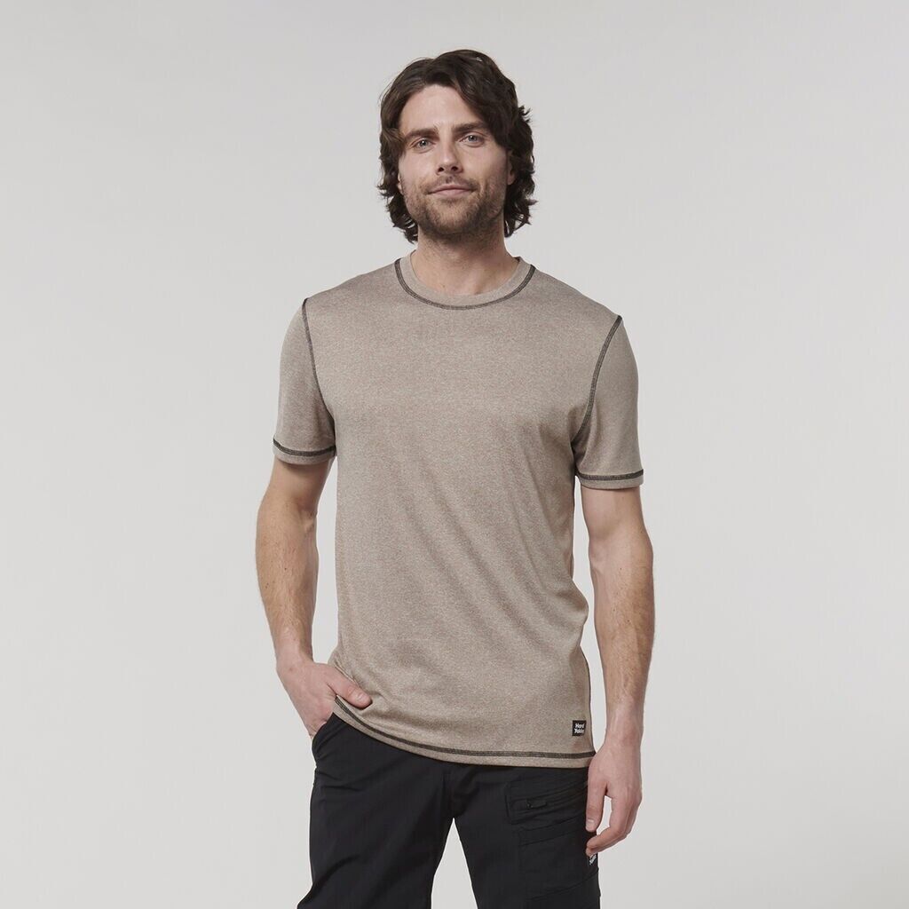 Hard Yakka Mens Lightweight Regular Fit Workwear Cool X Performance Tee Y19559-Collins Clothing Co