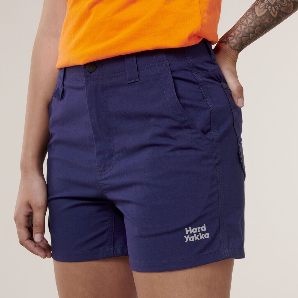 Hard Yakka 2 Pack Slim Fit Shorts Tough Work  Durable Raptor Short Y08497