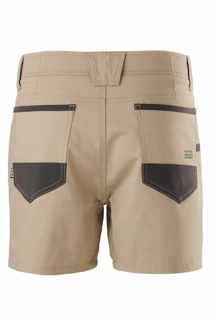 Hard Yakka Mens 4 Pack Raptor Short Active Fit Summer Shorts Comfy Work Y05161