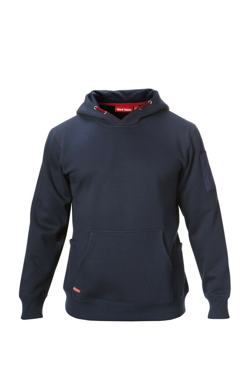 Hard Yakka Brushed Fleece Hoodie Jumper Winter Workwear Safety Work Y19326-Collins Clothing Co