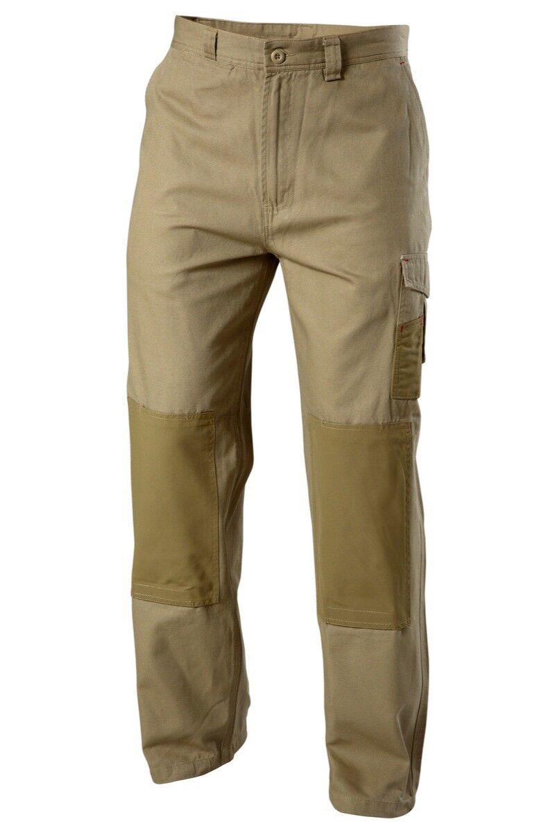 Hard Yakka 2 Pack Legends Light Weight Cotton Pant Tough Cordura Strength Y02906